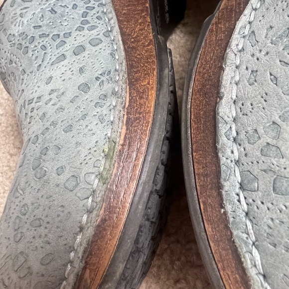 dansko XP clog blue lace chambray pattern size 41 - Picture 10 of 12